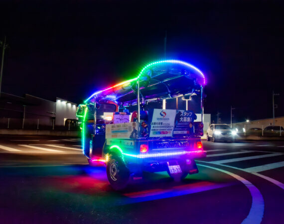 tuk tukの後ろからの写真